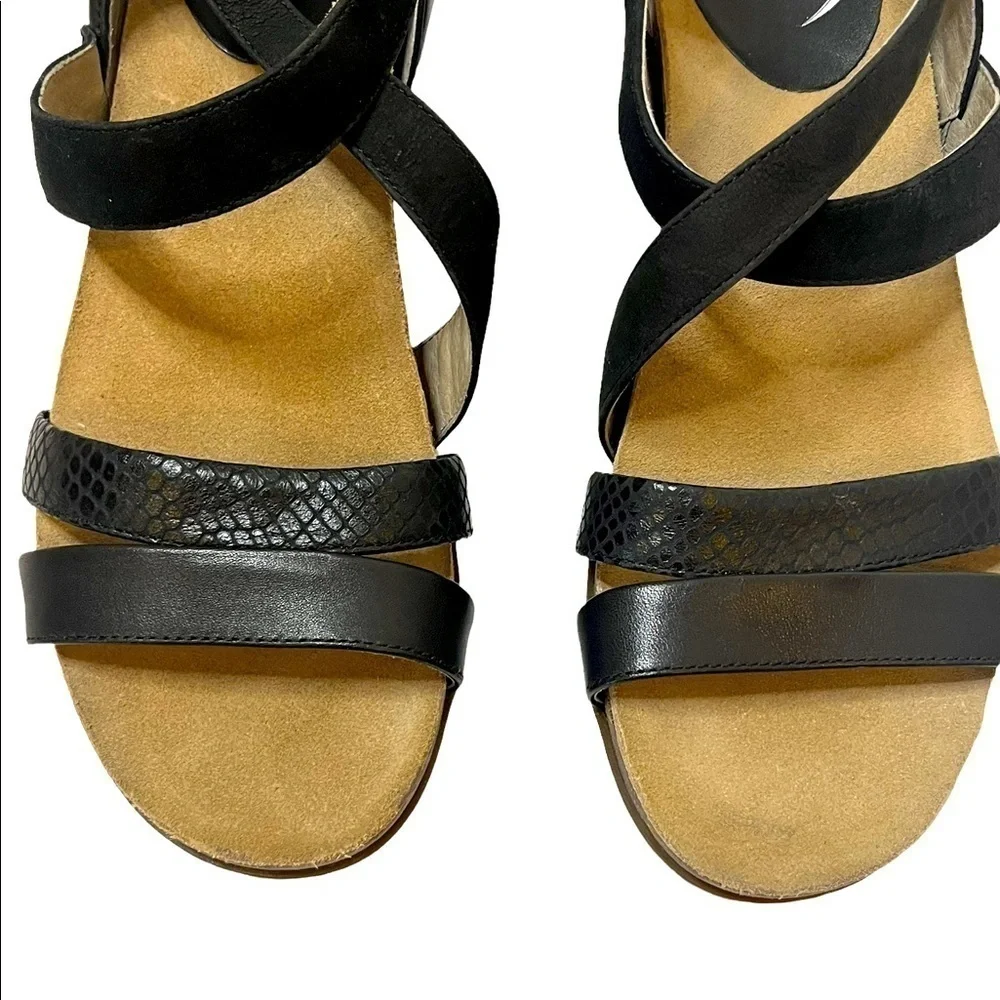 ABEO Black Biana Bio System‎ Comfort Sandals